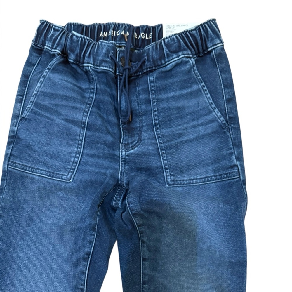 American Eagle Outfitters High Rise Blue Jeans - Picture 4 of 4